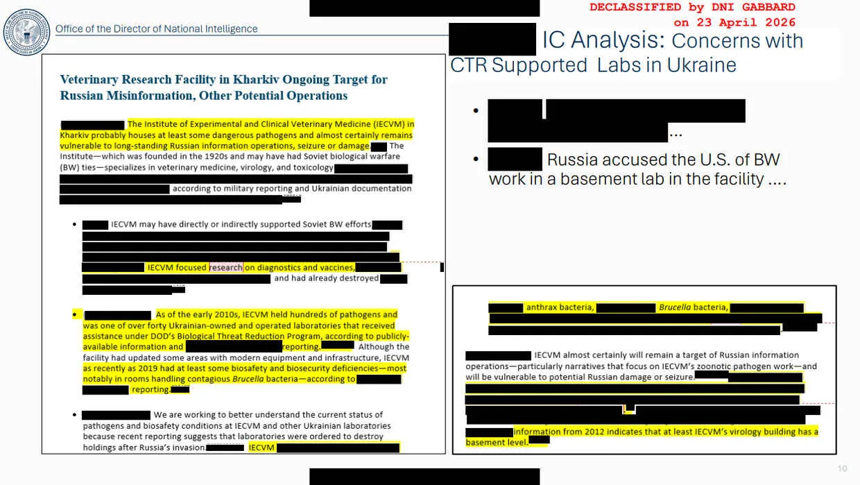 US publishes docs on ‘dangerous’ Ukrainian biolabs 2 uspublishes docs on2