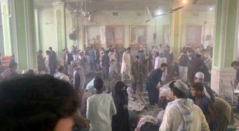 At least 33 killed and 73 wounded after explosion at mosque gates in Kandahar Afghanistan