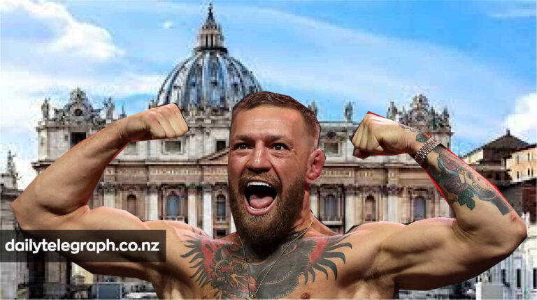 McGregor enjoys son’s christening at Vatican