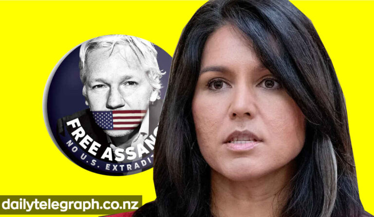 Tulsi Gabbard condemns prosecution of Julian Assange