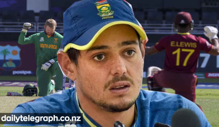 What a Kock up: Cricket South Africa hold emergency talks over star Quinton De Kock’s refusal to take knee at T20 World Cup