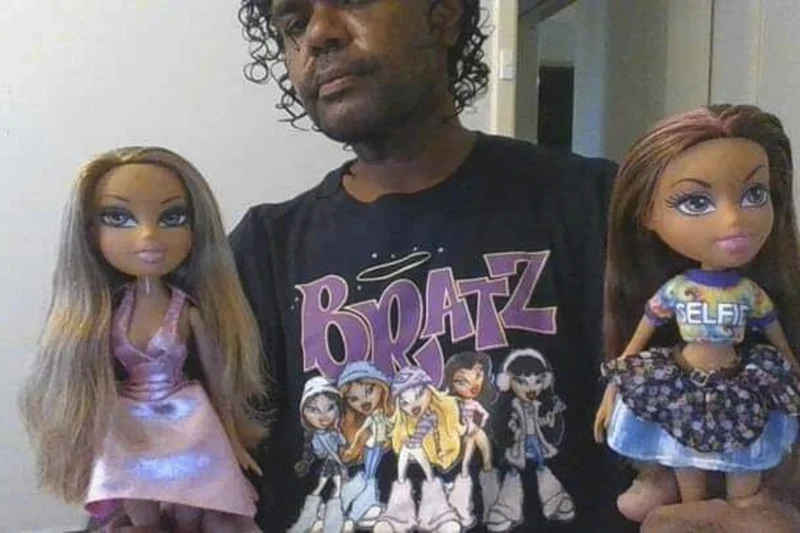 Terrence Kelly as his dolls