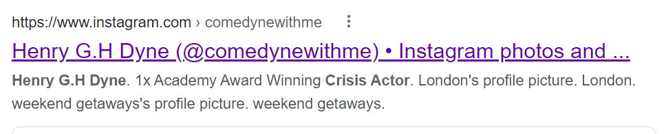 Henry Dyne crisis actor news