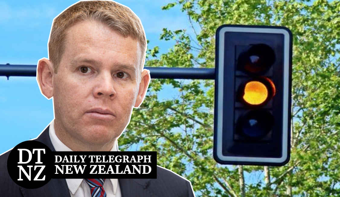 Orange traffic light news