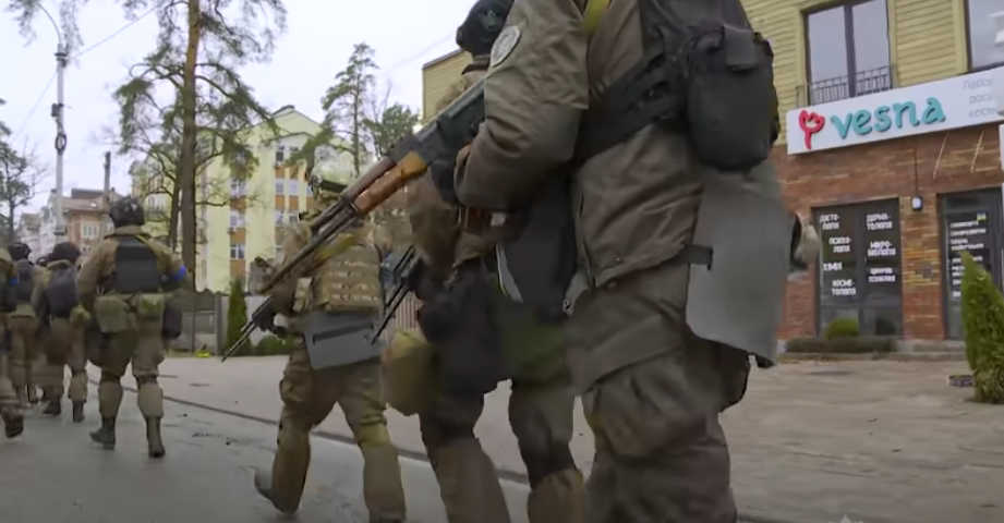 Watch: Ukrainian police force video casts doubt on Bucha 'war crimes ...