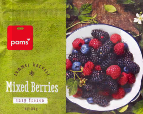 Pams frozen berries news