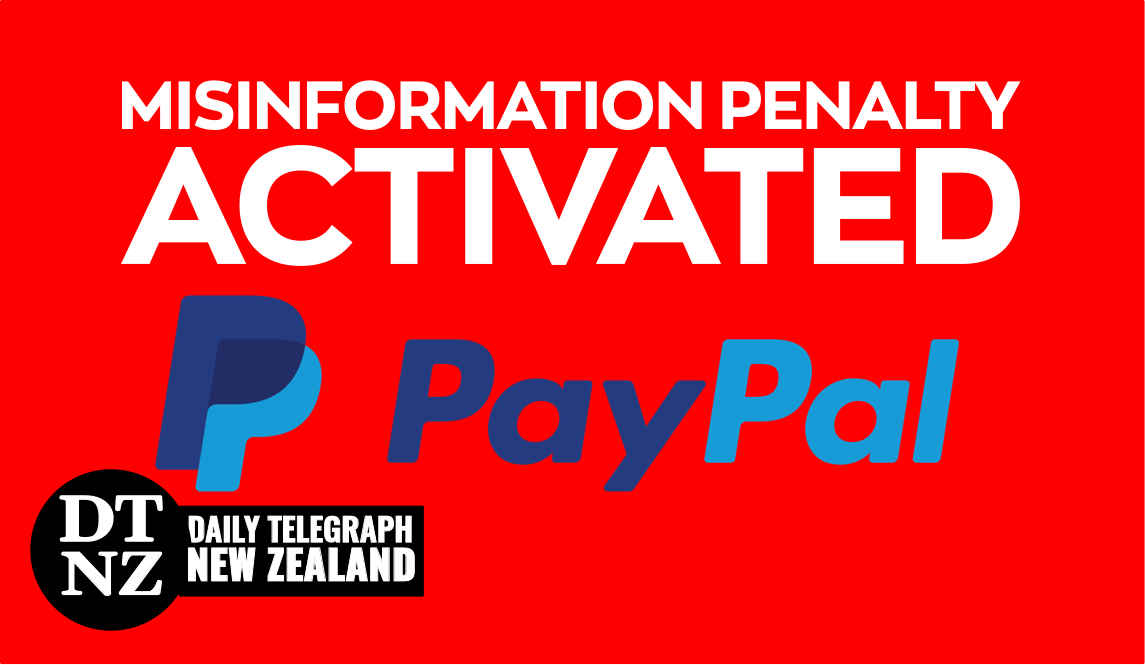 Paypal misinformation news