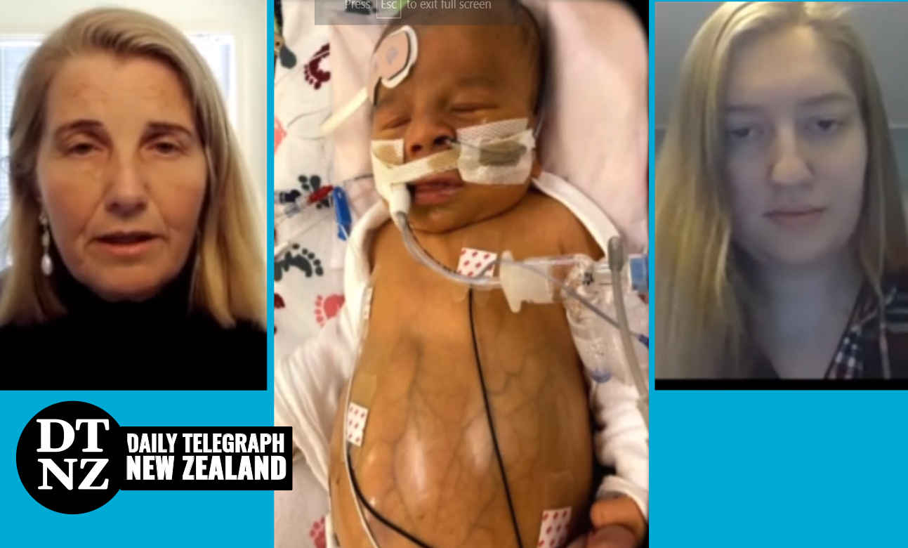 Watch: Clot shot horror - Liz Gunn talks to mum whose baby developed huge clot and died after jabbed blood transfusion - Daily Telegraph NZ