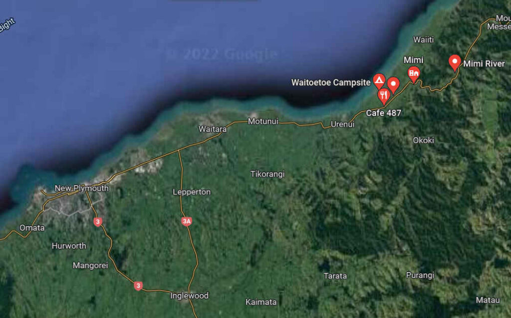 Mokau Road car fire news