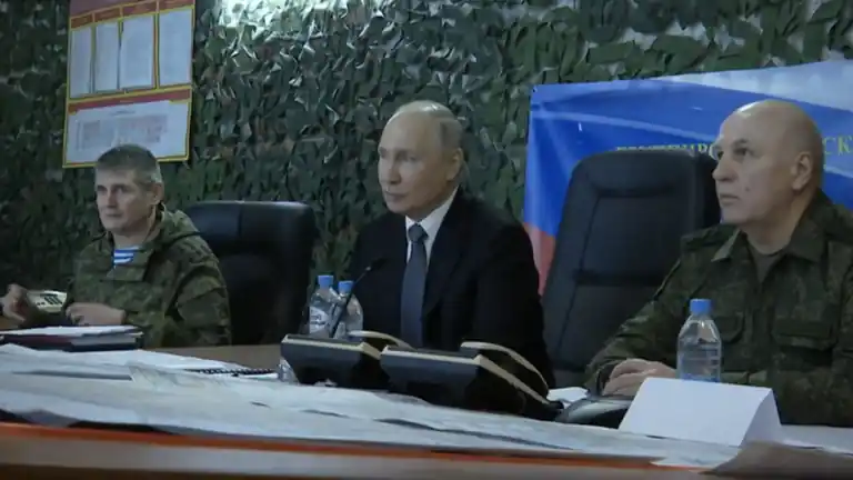 Putin Kherson visit news