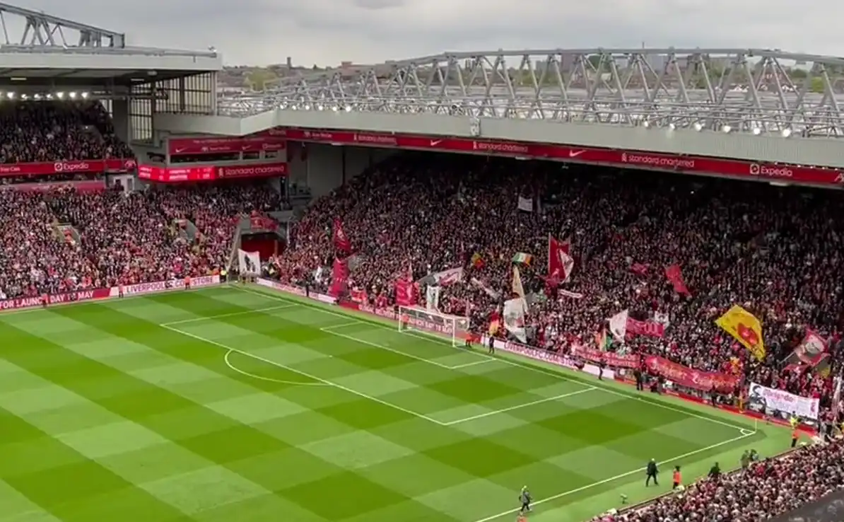 Liverpool fans boo national anthem on coronation day Daily Telegraph NZ