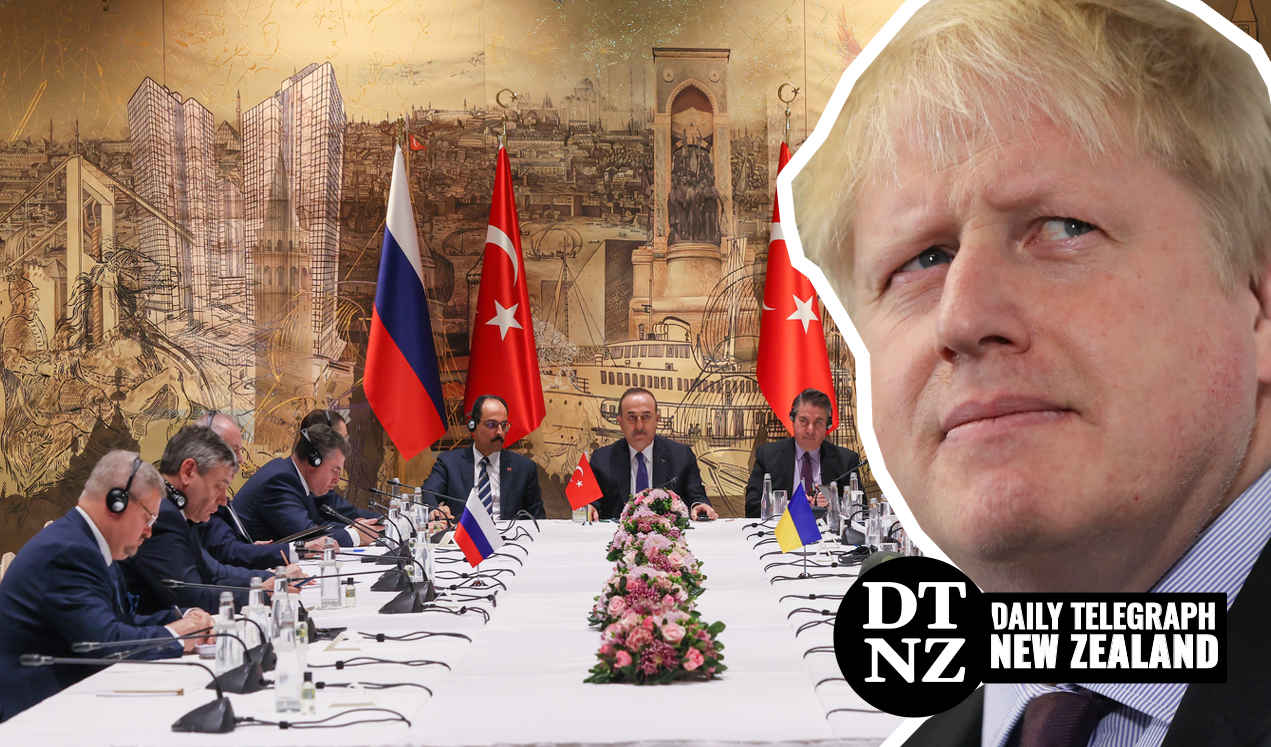 Boris Johnson derailed Ukraine peace deal key Zelensky ally Daily Telegraph NZ