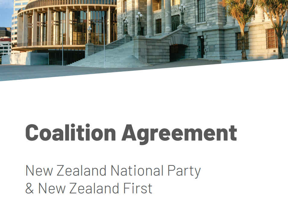 National - NZ First coalition news