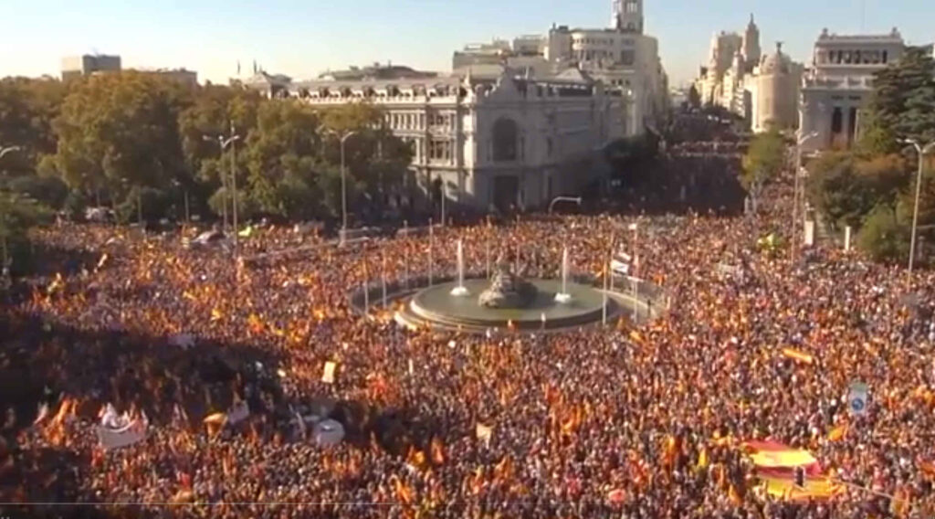 Spanish protests news