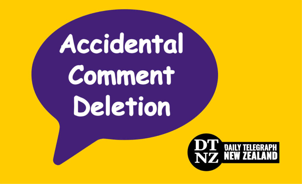 Accidental comment deletion 15 December 2023 news