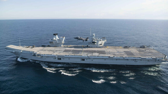 British aircraft carrier fails to leave port - Daily Telegraph NZ