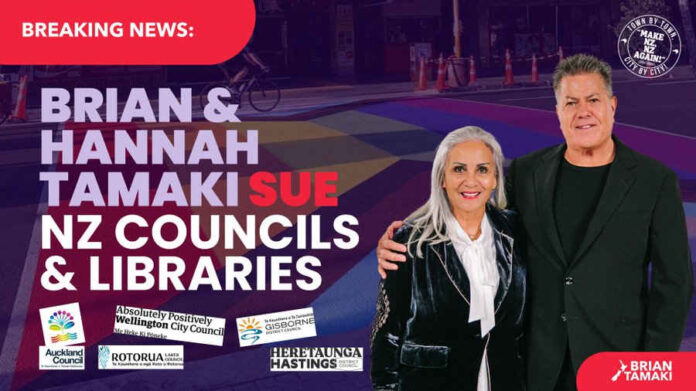 Brian and Hannah Tamaki to sue council and libraries - Daily Telegraph NZ