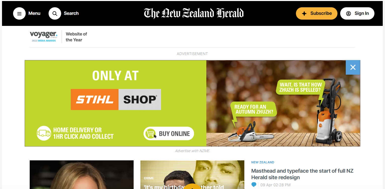 New Zealand Herald Unveils Redesign Plans - Daily Telegraph Nz