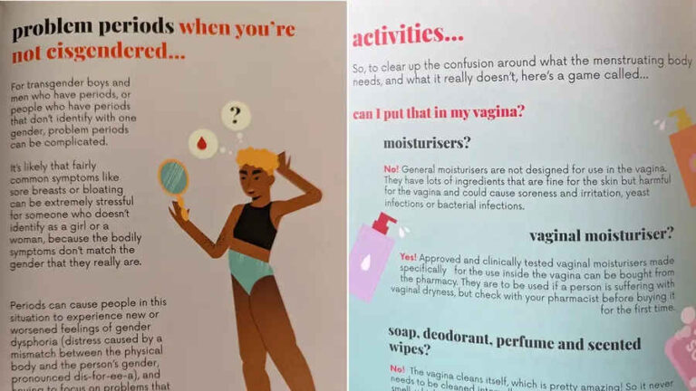 ‘Absolute madness’: Welsh school leaflet tells kids men can have periods