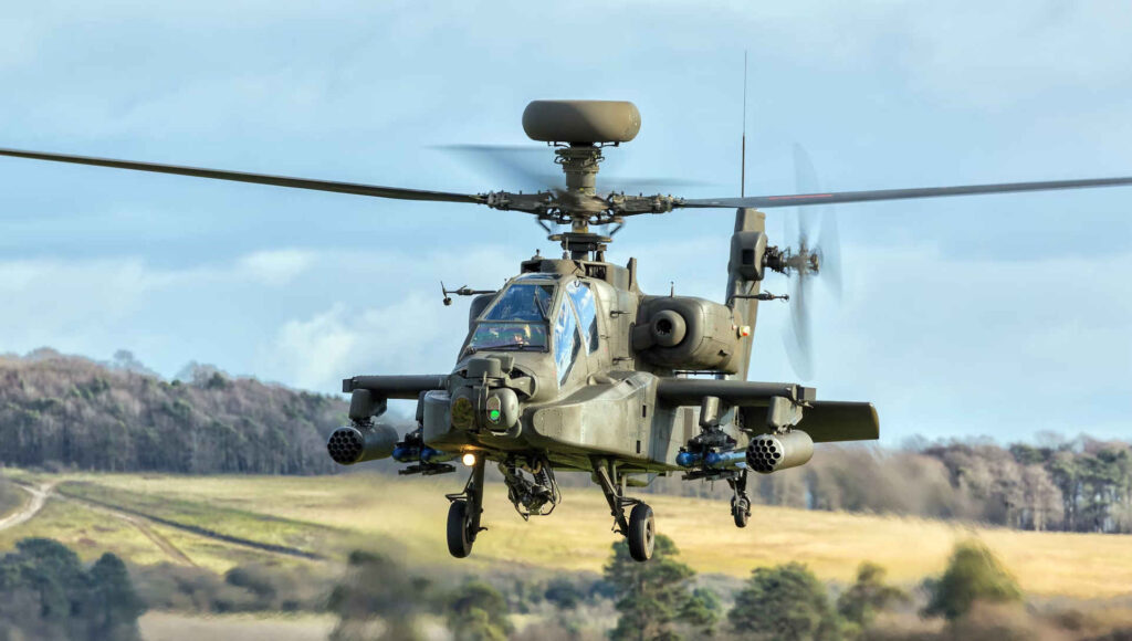 US Apache Longbow helicopter. File photo.