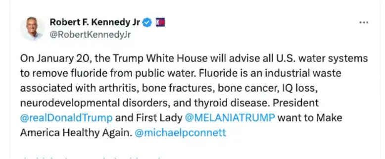 Fluoridation opinion