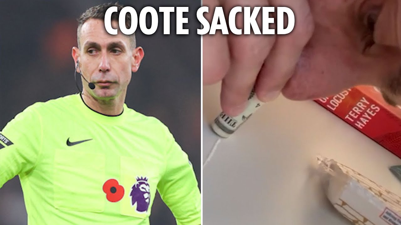 Premier League ref David Coote sacked following misconduct ...