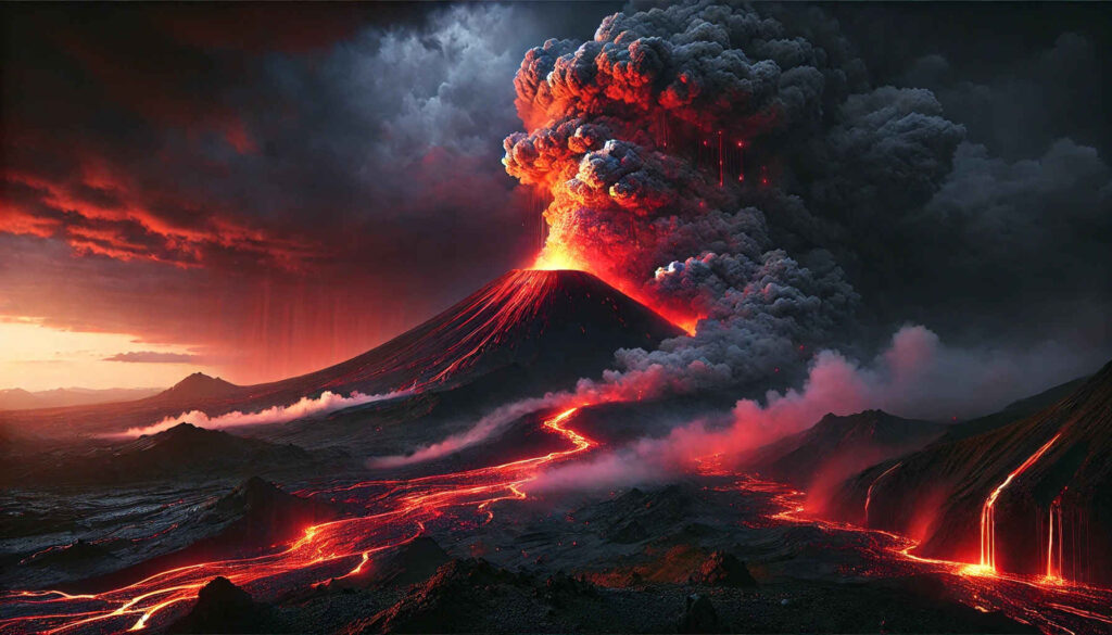 Volcanic eruption news