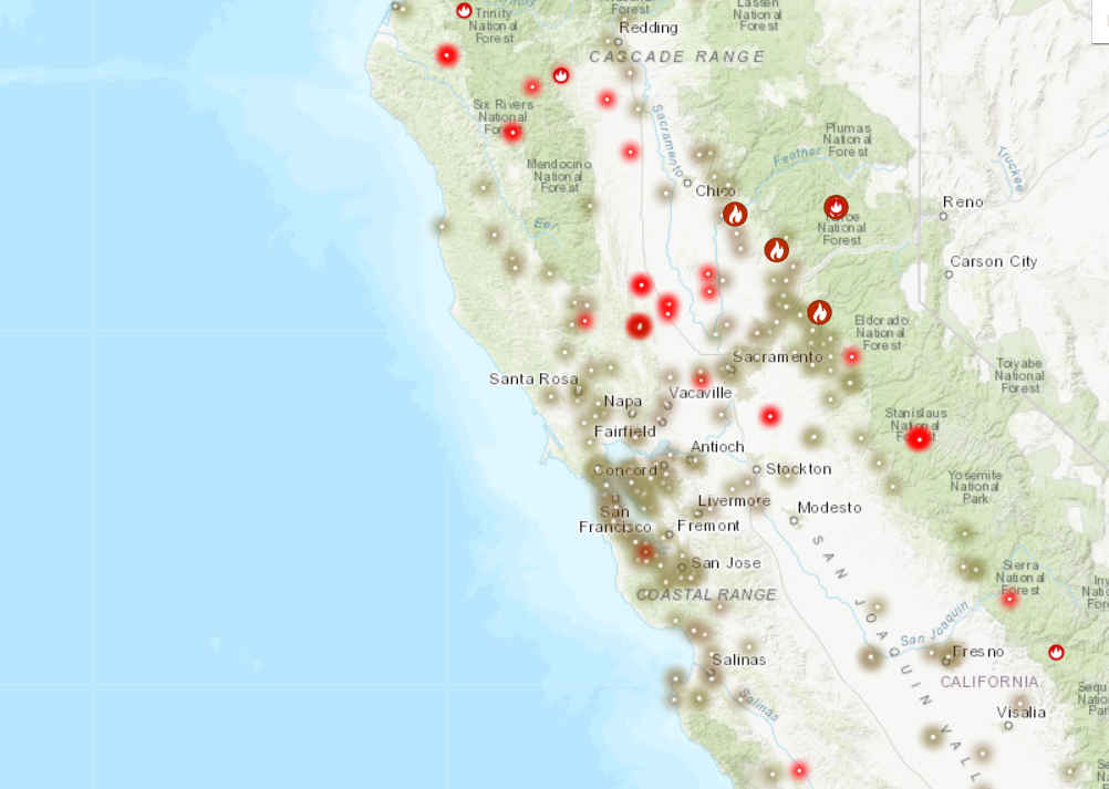 California fires news