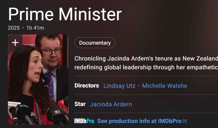 Ardern documentary news