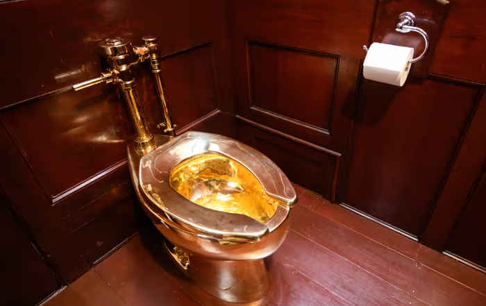 Blenheim Palace golden toilet news