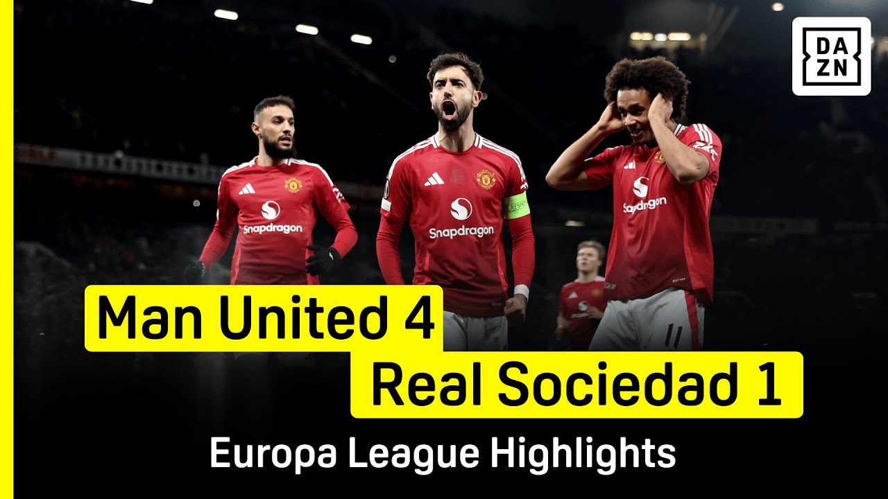 Bruno Fernandes hat-trick fires Man Utd into Europa League quarters ...