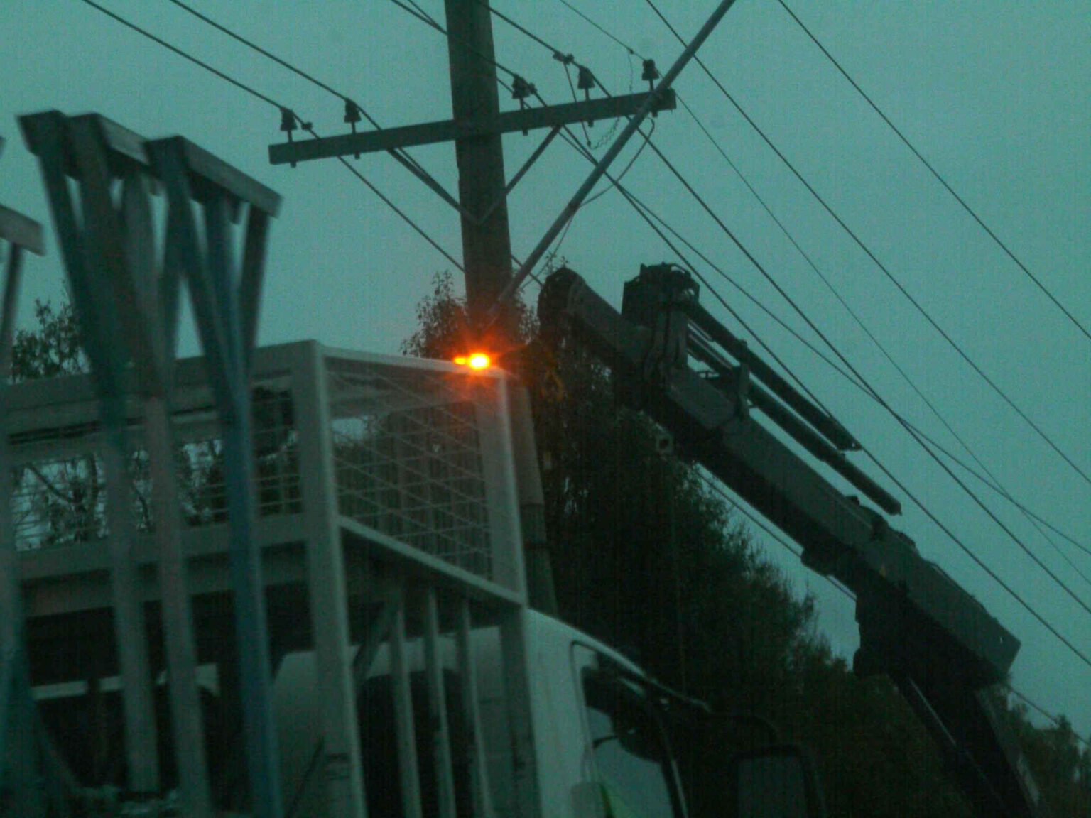 Truck collides with power pole near Woodend School - Daily Telegraph NZ