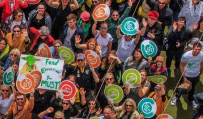 Educators unite for 'historic' nationwide strike on 23 October 1 education strike October news