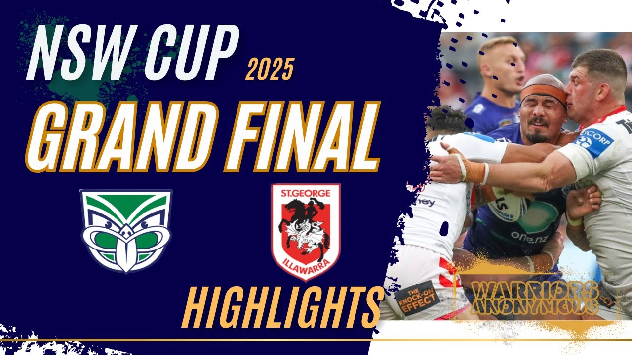 Warriors claim historic NSW Cup Premiership with 12-30 win over Dragons ...