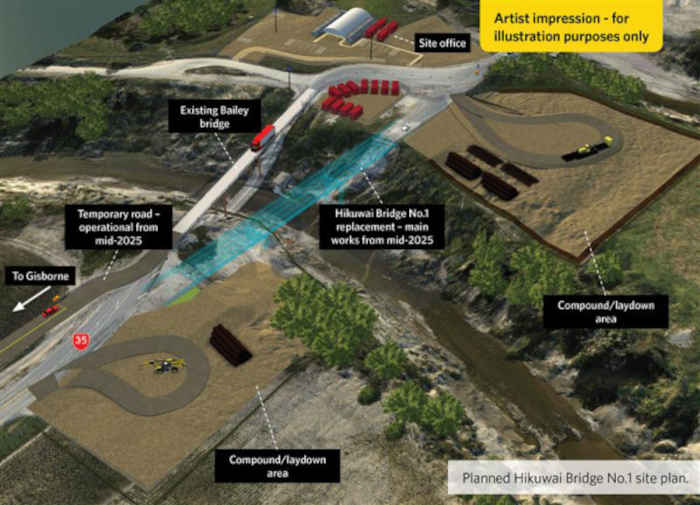 Hikuwai SH35 Bridge news
