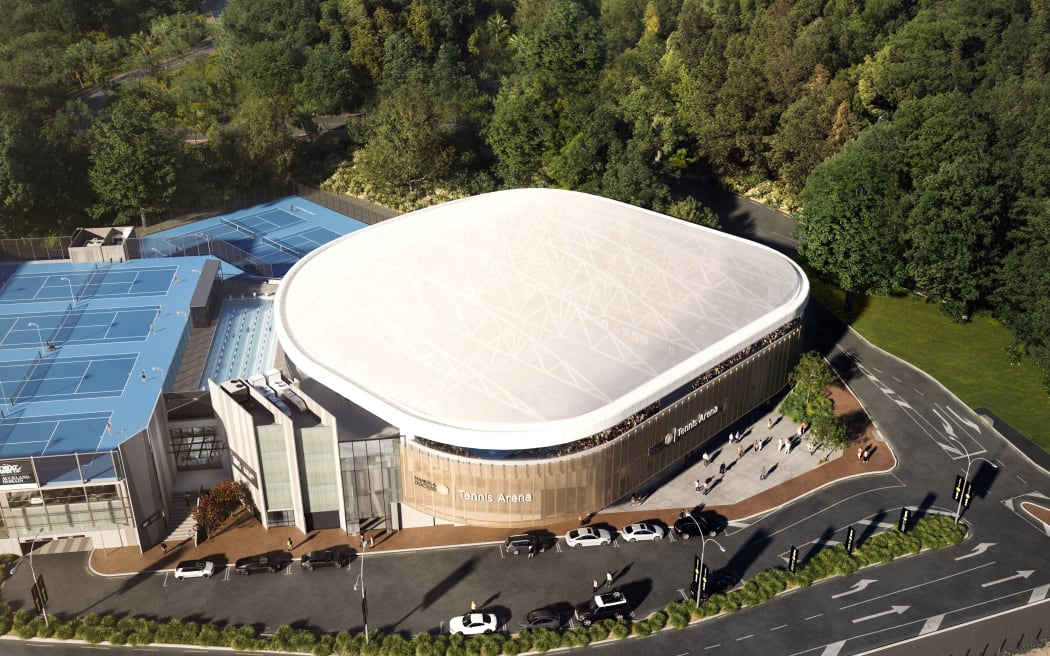 Government funds $15m roof for Auckland’s ASB Classic Tennis Arena 1 Tennis roof news