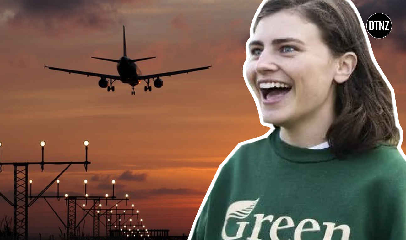 Swarbrick’s London trip fuels scrutiny as Greens labelled biggest parliamentary polluters 1 Chloe Swarbrick London news