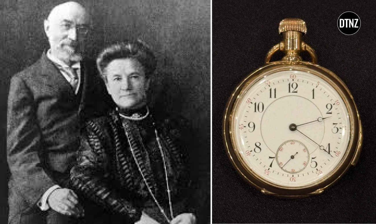 Titanic victim’s gold pocket watch sells for record £1.78m at auction 1 Isidor Strauss watch news