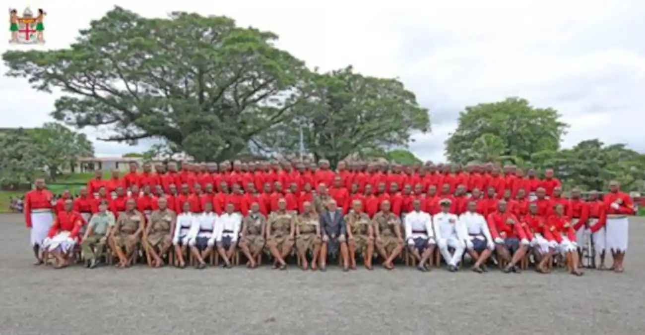 Hon. Ioane Naivalurua urges new soldiers to protect women and children