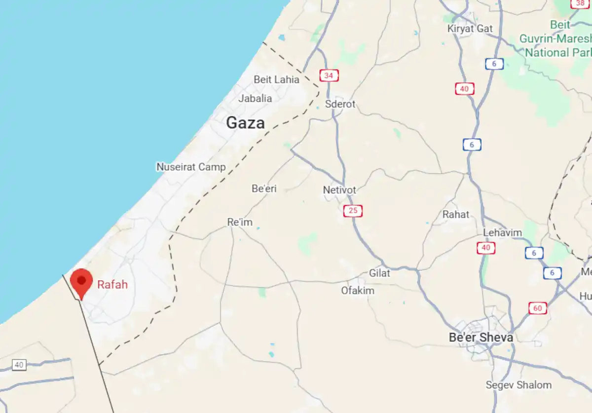 Rafah explosion damages Israeli armoured vehicle