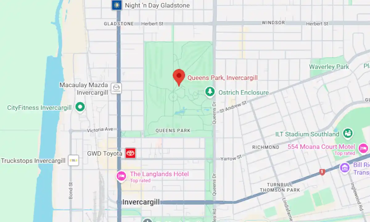 Queens Park fires, Invercargill