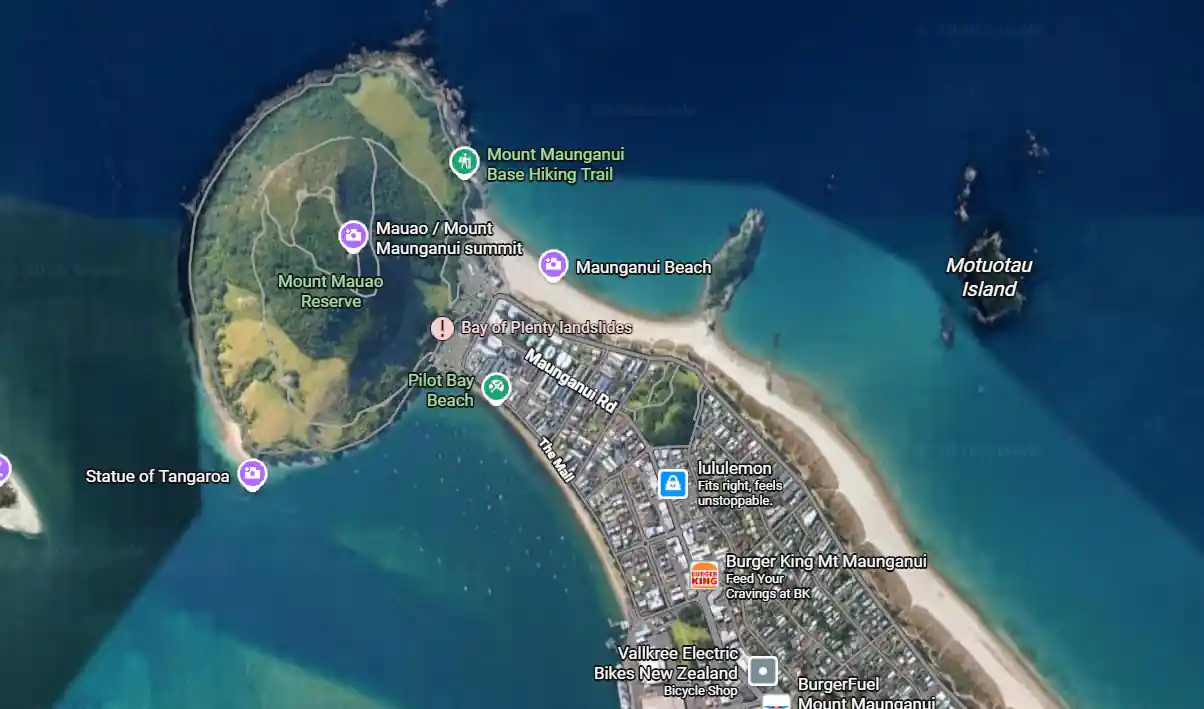 Partial slip at Mt Maunganui overnight