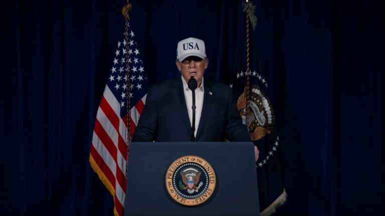 Trump comments on Iran strikes