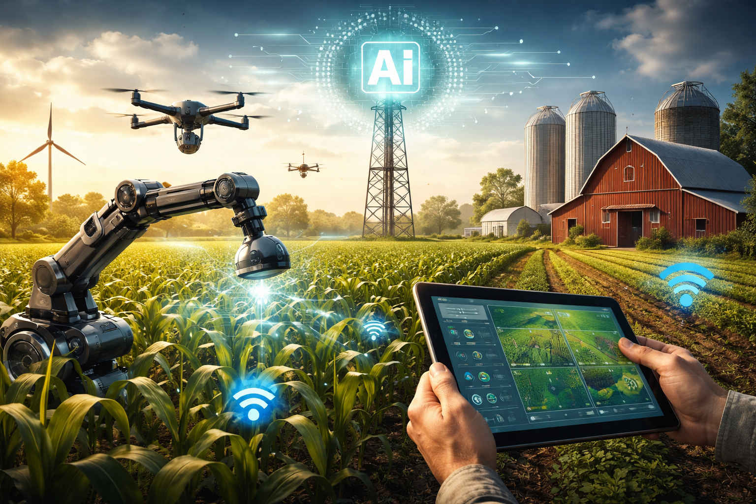 Push in US for AI farming