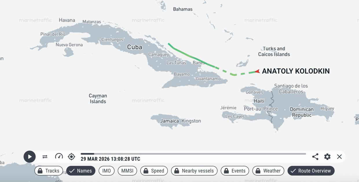 Russian oil to Cuba