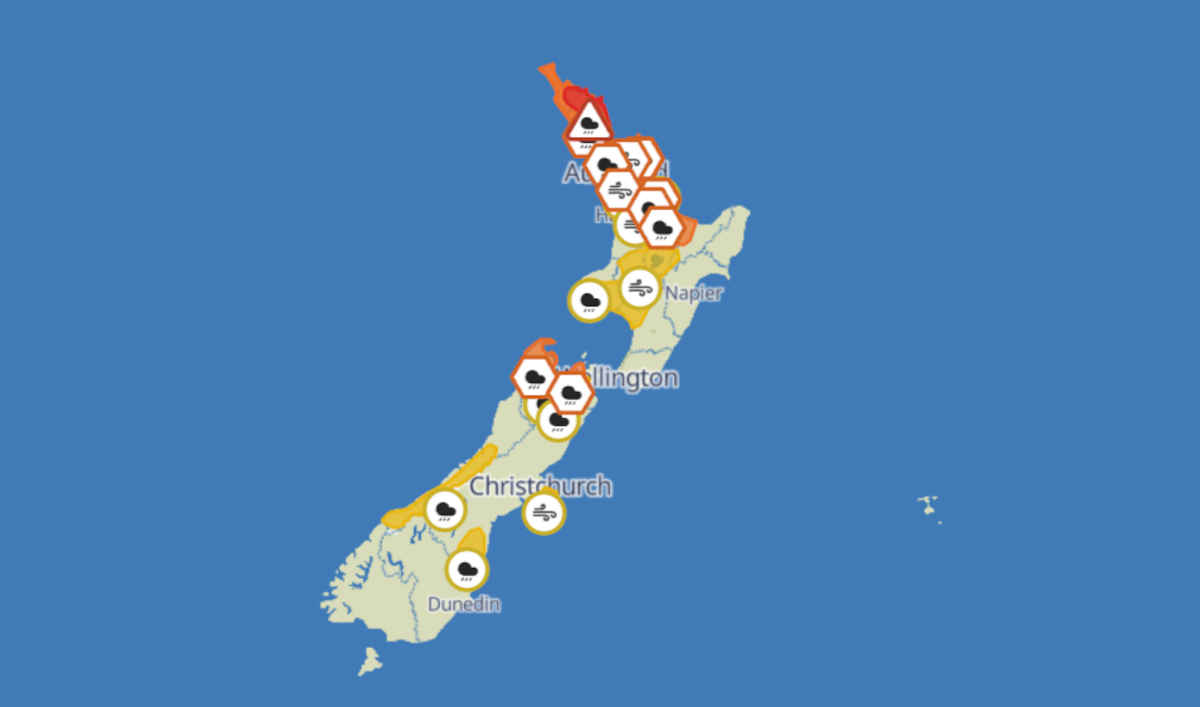 Severe weather on the way for parts of New Zealand