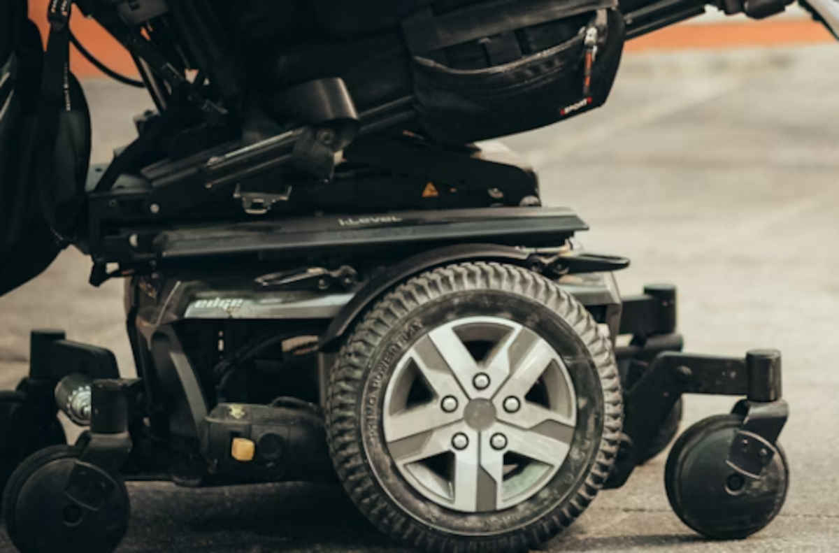 Mobility scooter accident in Blagdon