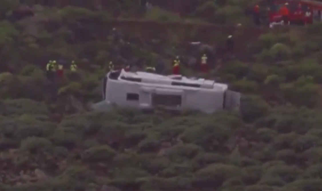 British tourist killed in Canary Islands bus crash 1 Canary Islands bus crash kills one