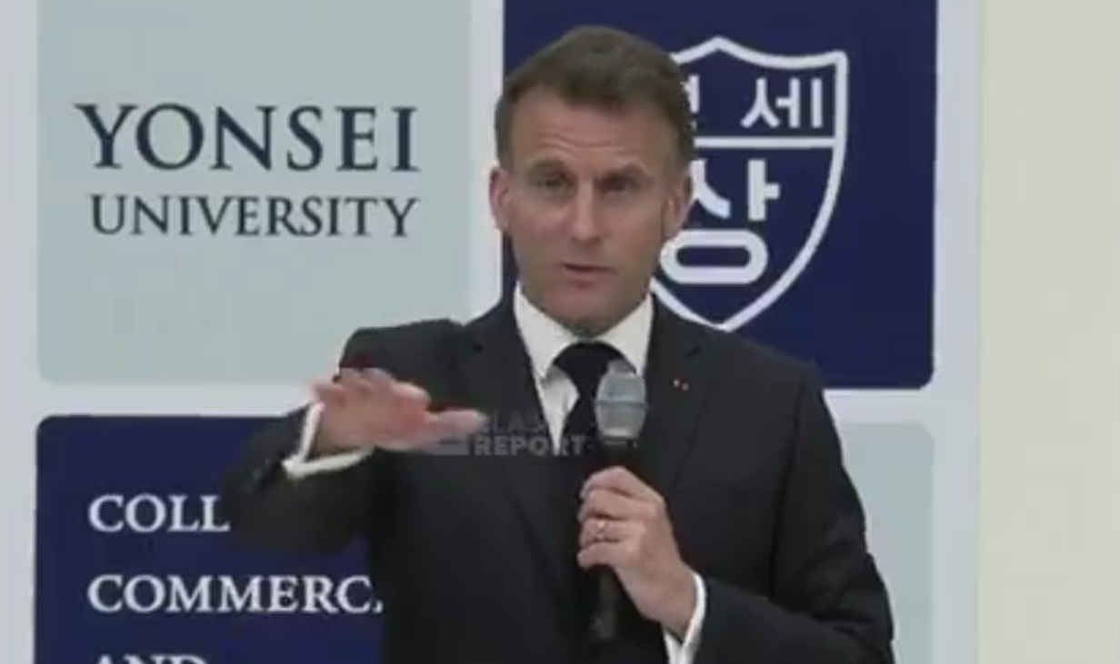 Macron speaks on Iran War