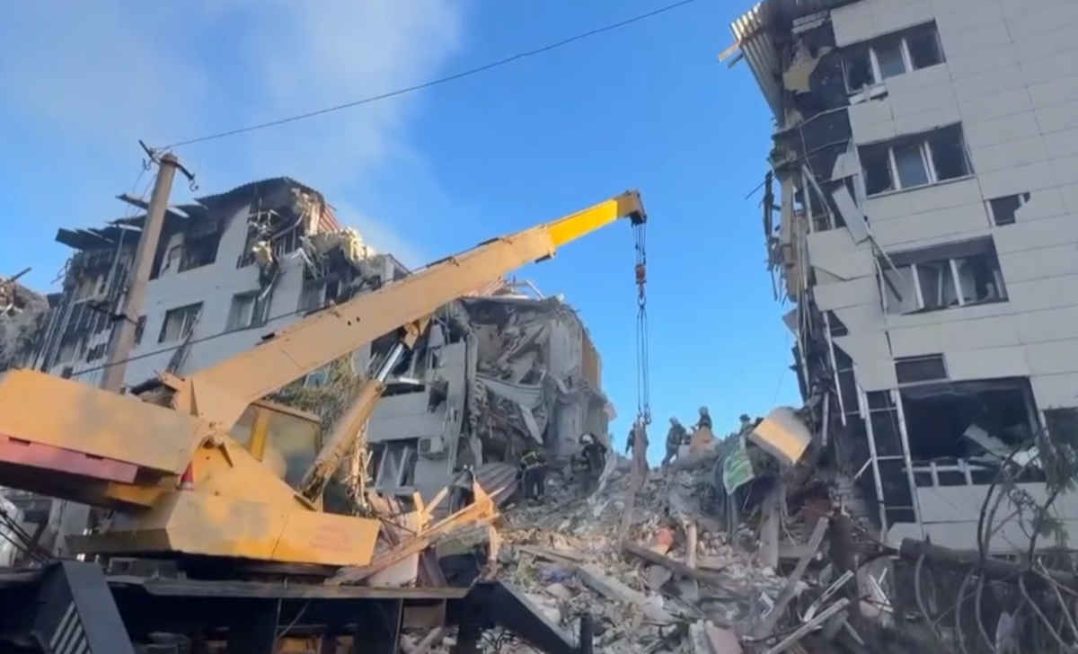 Ukraine drone attack on Russian school